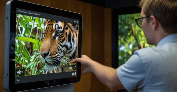 Interactive zoo app