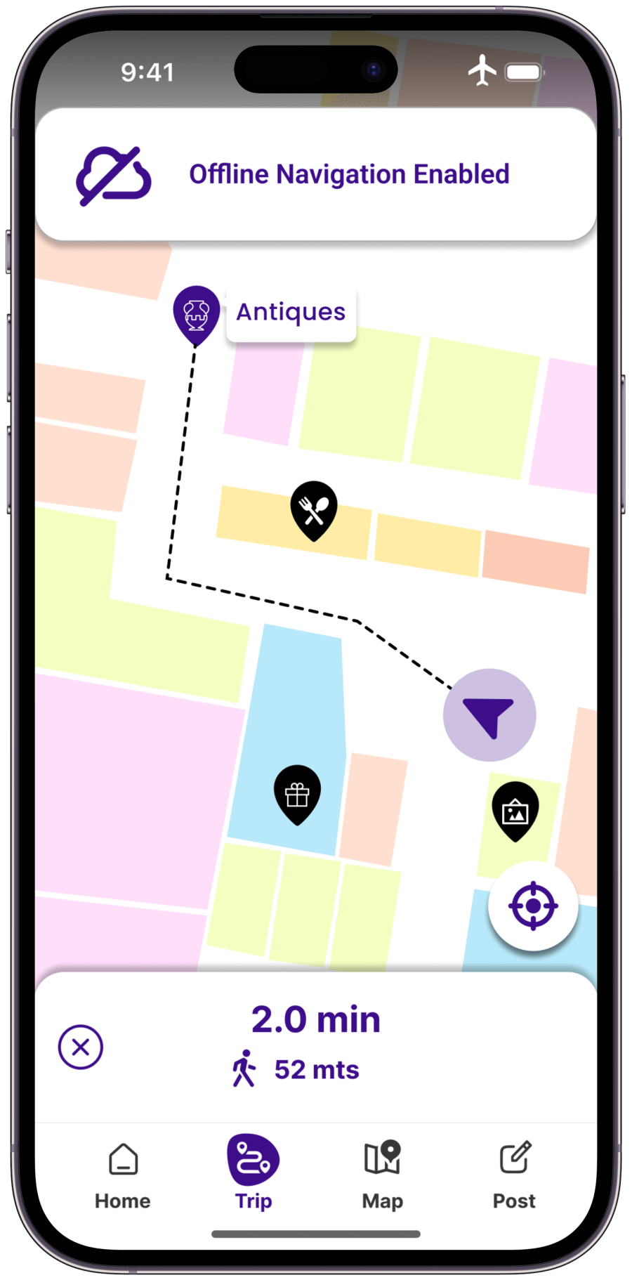 offline navigation portrait offline navigation portrait